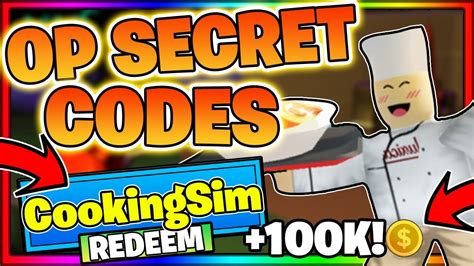 Roblox Cooking Simulator Codes .